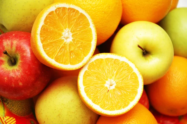 リンゴとオレンジ — ストック写真