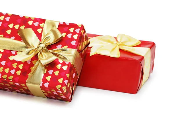 Dos cajas de regalo aisladas —  Fotos de Stock