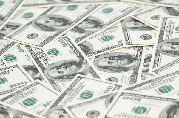 Background with the hundred dollars — Stock Photo, Image