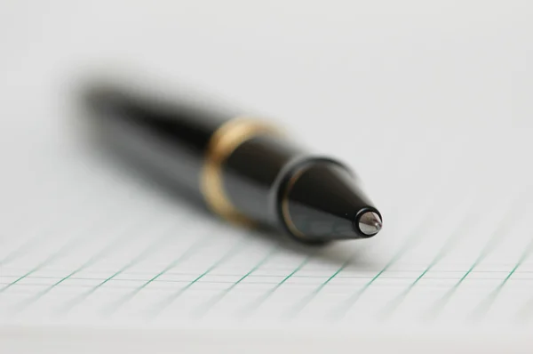 Kuličkové pero s mělkým dof — Stock fotografie