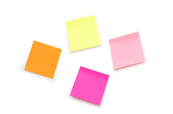 Sticker memo notes isolated — Stock Photo, Image