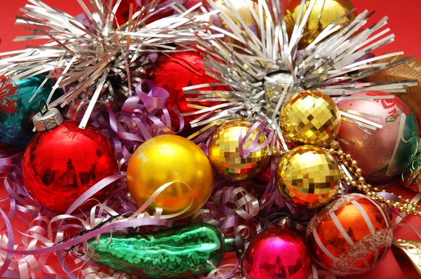 Varias decoraciones de Navidad — Foto de Stock