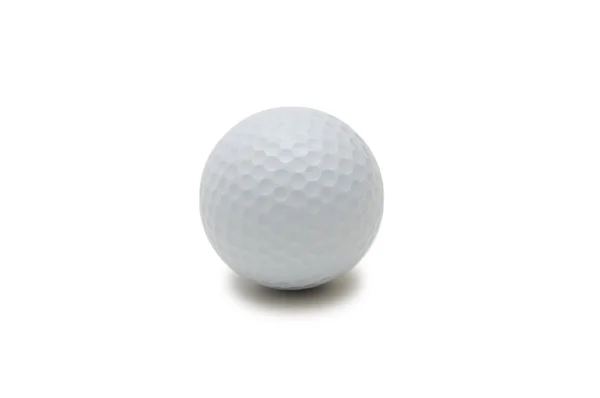 Pallina da golf isolata sul bianco — Foto Stock