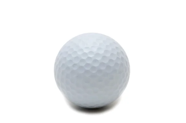 Απομονωθεί σε λευκό την μπάλα του γκολφ — Φωτογραφία Αρχείου