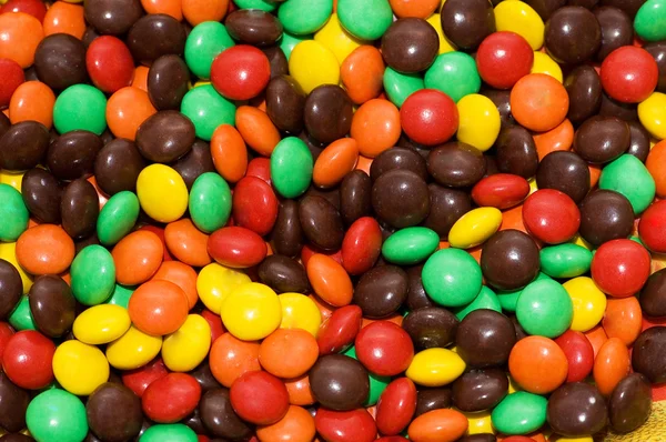 Olika färgglada sötsaker — Stockfoto