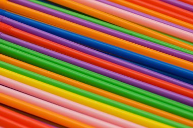 Lots of drinking straws clipart