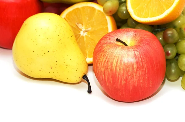 Яблоко, груша и другие фрукты — стоковое фото