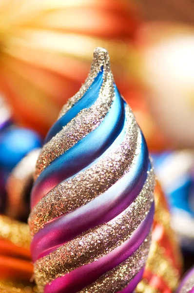 色彩缤纷的圣诞装饰 — 图库照片