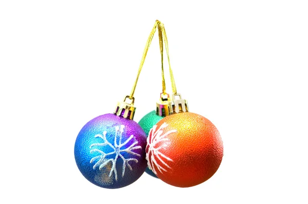 様々 な色のクリスマス ボール — ストック写真