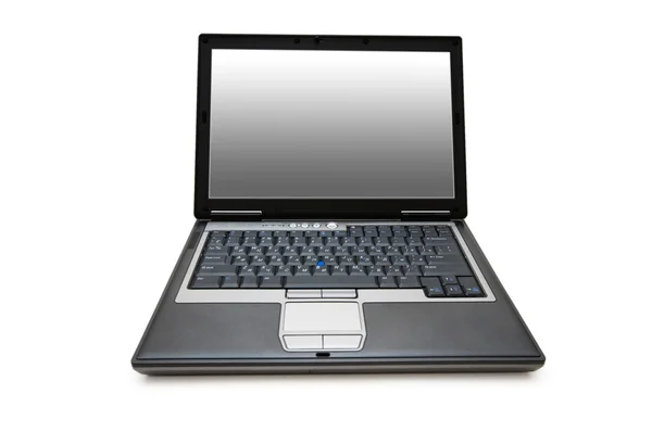 Colpo del computer portatile con obiettivo grandangolare — Foto Stock