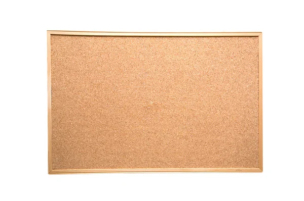 Free corkboard isolated on the white — Stock Photo, Image