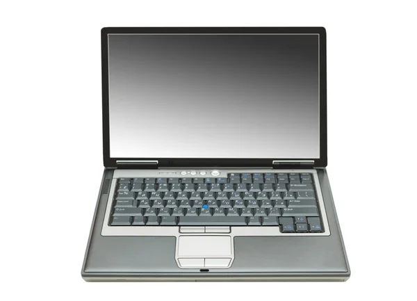 Klawiatury laptopa na białym tle — Zdjęcie stockowe