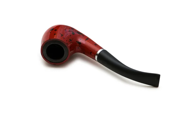 stock image Smoking pipe isolated on the white