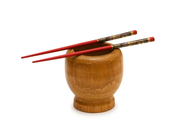 传统的碗和筷子 — 图库照片