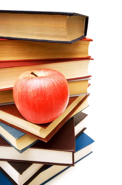 Voltar ao conceito de escola com maçã — Fotografia de Stock