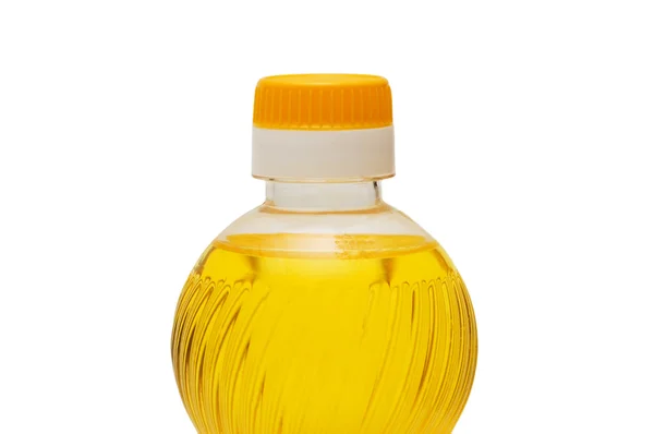 Láhev olivového oleje izolované — Stock fotografie
