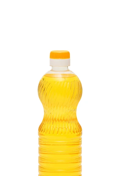 Sticlă de ulei de măsline izolat — Fotografie, imagine de stoc