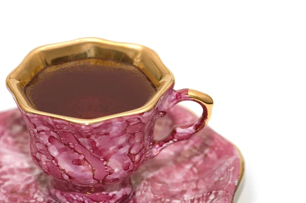 Çay üzerinde beyaz izole — Stok fotoğraf