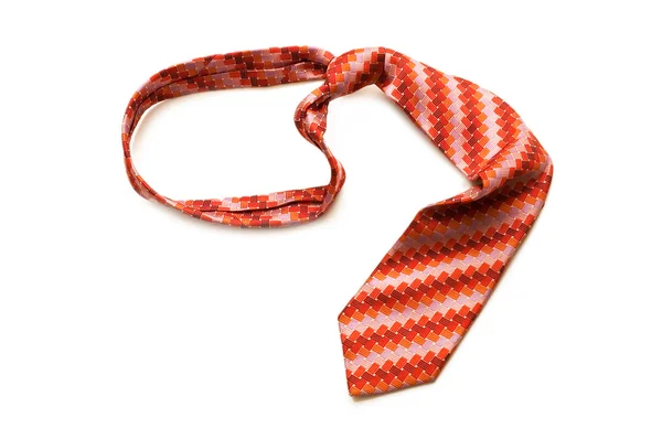 Шовкова краватка ізольована на білому — стокове фото
