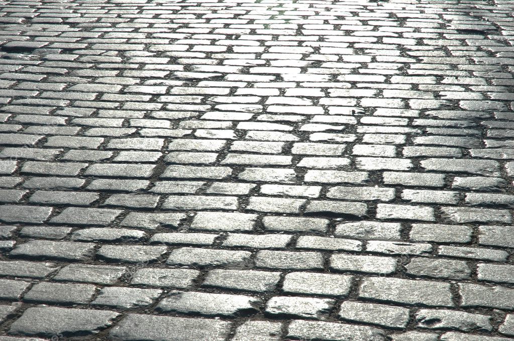 Cobbles on the street