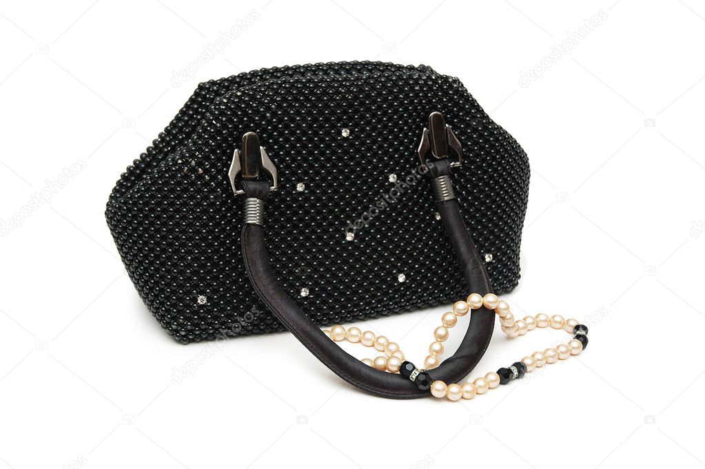 Woman bag and necklace