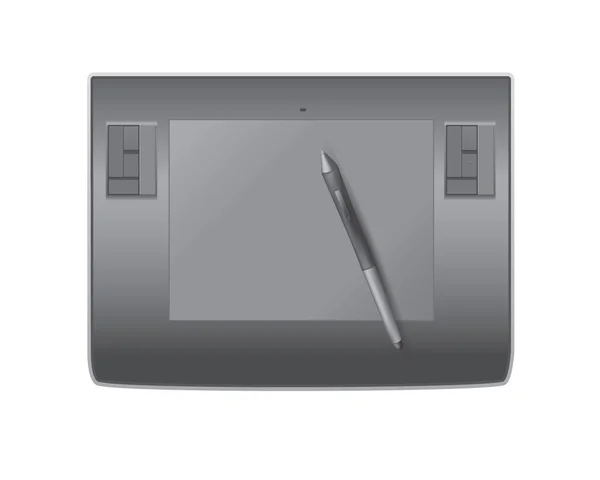 Digitalisierer mit Stift — Stockvektor