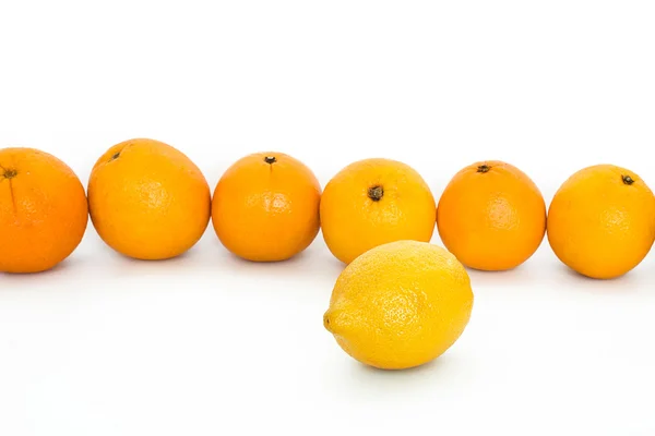 Πορτοκάλια και λεμόνι — Φωτογραφία Αρχείου