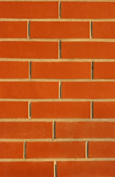 Стена из красного кирпича — стоковое фото