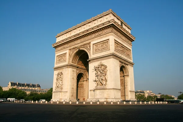 Parisian Triumphal arch — Stock Photo, Image