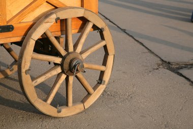 Wooden wheel clipart