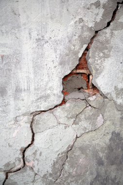 Crack on a wall clipart