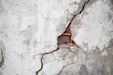 Crack on a wall clipart