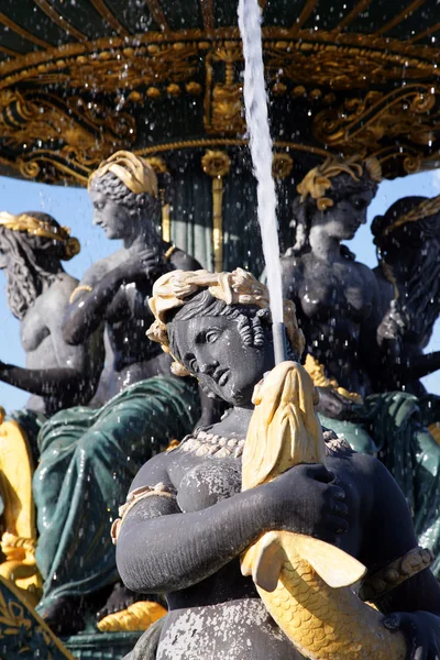 Fontana in Place de Concorde — Foto Stock