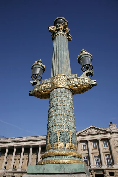 Column on Place de Concorde, Paris — Stock Photo, Image