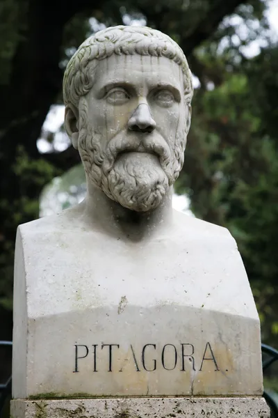 Rzeźba Pitagorasa — Zdjęcie stockowe