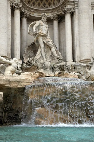 罗马 di，特雷维喷泉 — 图库照片