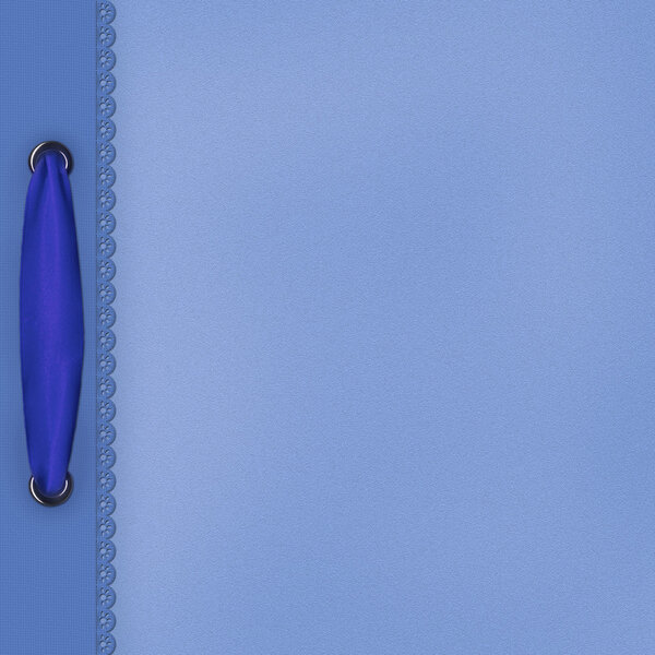 Синий фон с кружевами и голубой лентой
