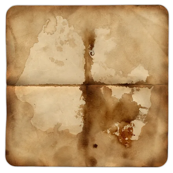 Grunge altes Papier mit Fleck zum Dekorieren — Stockfoto