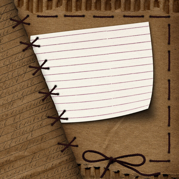 Старый картонный фон для дизайна
