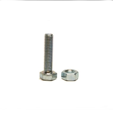 Head bolt and screw nut clipart