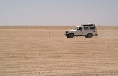 Jeeps in desert clipart