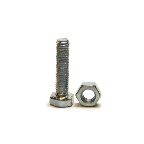 Bolt and screw-nut — Stock Photo, Image