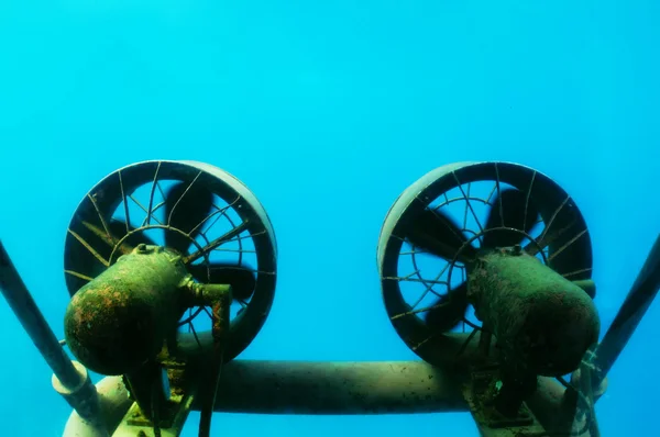 underwater submarine propeller