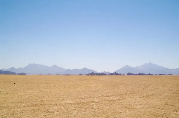 Mirage in woestijn — Stockfoto