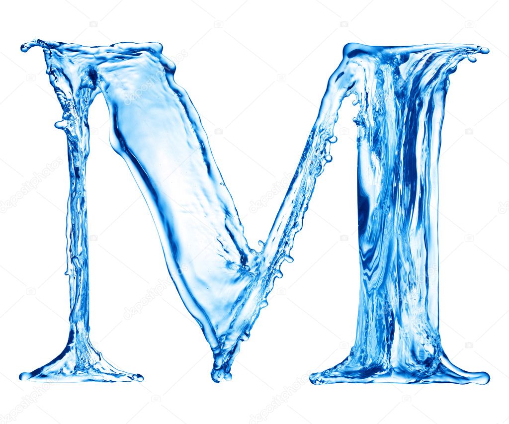 Water letter — Stock Photo © Irochka #1338266