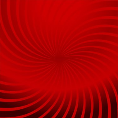 Twirl red abstract clipart