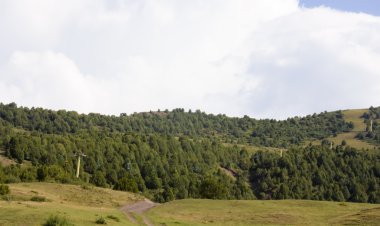 Kırgızistan'daki dağ