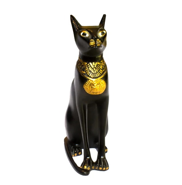 Статуя египетского кота — стоковое фото