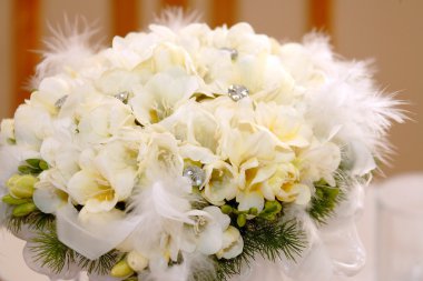 Wedding White Flowers clipart