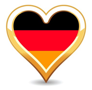 Heart Germany Flag